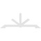 Ekena Millwork Vanguard Architectural Grade PVC Gable Bracket, 84"W x 31 1/2"H x 2"D x 4"F, 9/12 Pitch GBP084X32X0204VAN00 - alternate 4